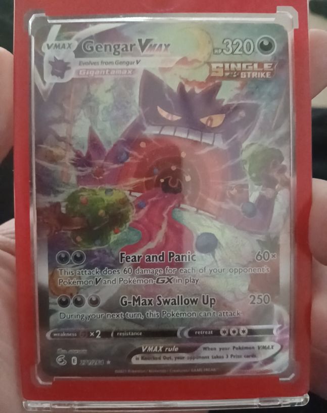 2022 Pokémon TCG Fusion Strike #271 Gengar VMAX — front
