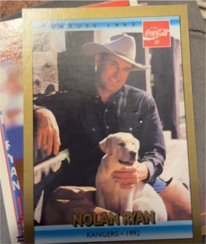 1992 Donruss Coca-Cola #26 Nolan Ryan — front