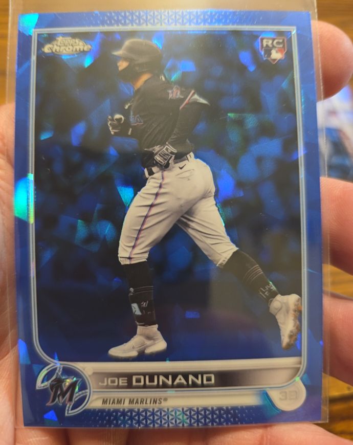 2022 Topps Chrome Update Sapphire #US126 Joe Dunand — front