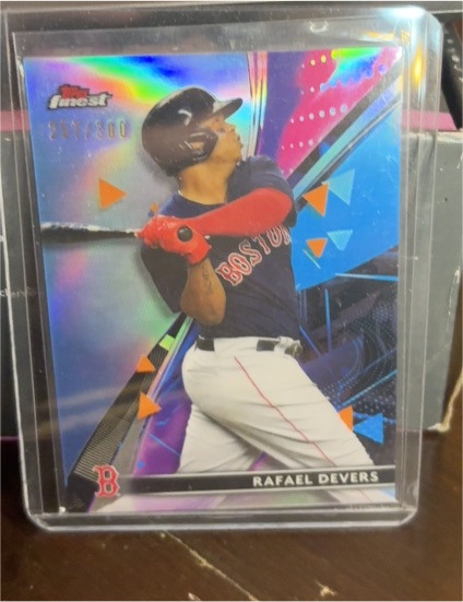 2021 Topps Finest #44 Rafael Devers — front