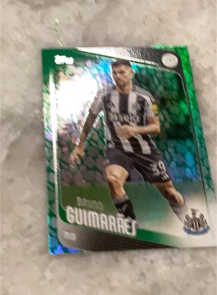 2025-26 Topps UEFA #117 Bruno Guimarães — front
