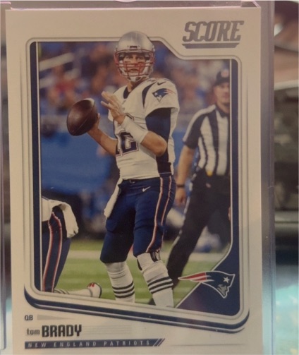 2018 Panini Score #206 Tom Brady — front