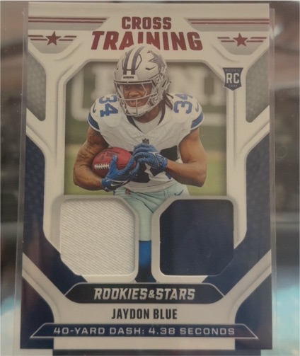 2025 Panini Rookies & Stars Cross Training #CT-JBE Jaydon Blue — front