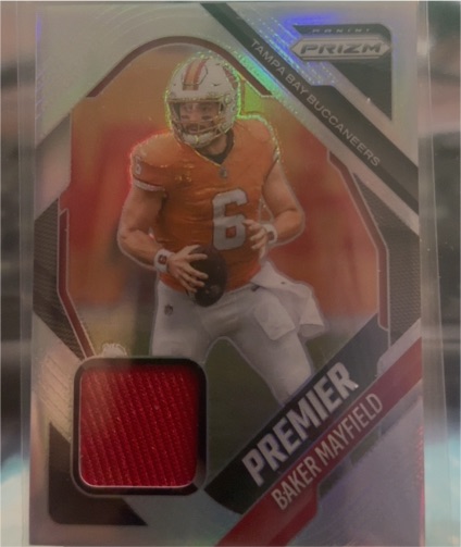 2025 Panini Prizm Premier Jerseys #PJY-BMD Baker Mayfield — front