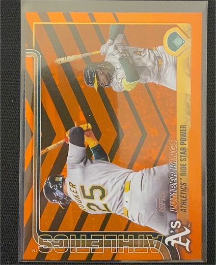 2025 Topps Update #US80 Brent Rooker & Lawrence Butler — front
