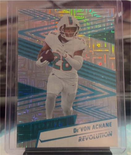 2025 Panini Revolution #37 De'Von Achane — front