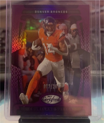 2025 Panini Certified #31 Courtland Sutton — front