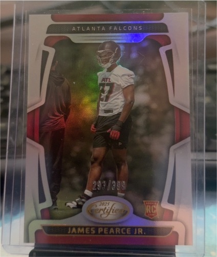 2025 Panini Certified #117 James Pearce Jr. — front