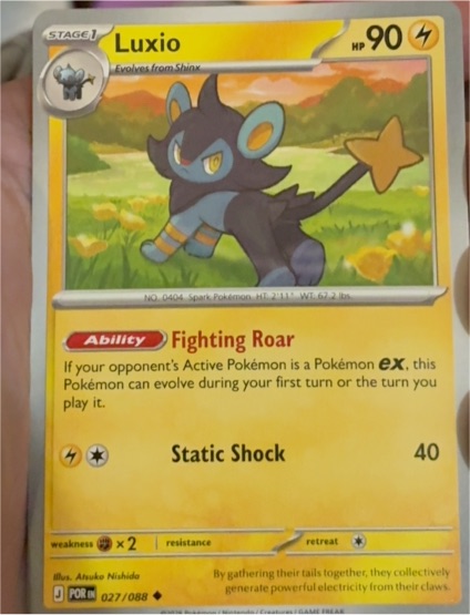 2023 Pokemon Perfect Order #027 Luxio — front