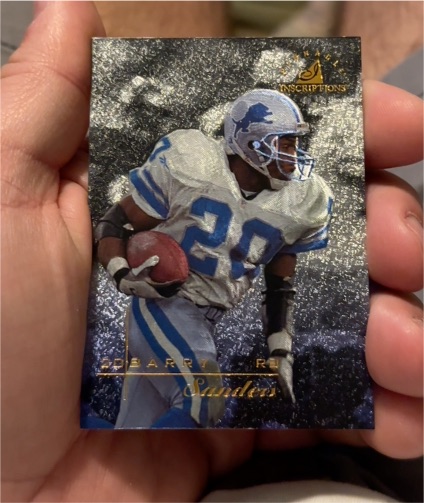 1997 Pinnacle Inscriptions #20 Barry Sanders — front