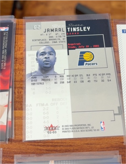 2002-03 Fleer #62 Jamal Tinsley — front