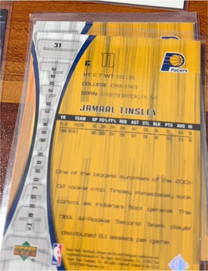 2002-03 Upper Deck #GN9 Jamaal Tinsley — front