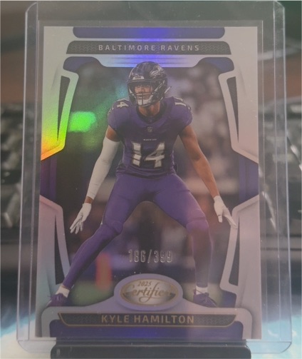 2025 Panini Certified #10 Kyle Hamilton — front