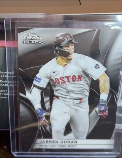 2025 Topps Chrome Black #87 Jarren Duran — front