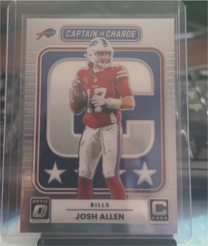 2025 Panini Donruss Optic #3 Josh Allen Captain In Charge — front