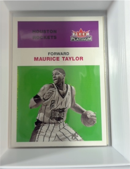 2001-02 Fleer Platinum #21 Maurice Taylor — front