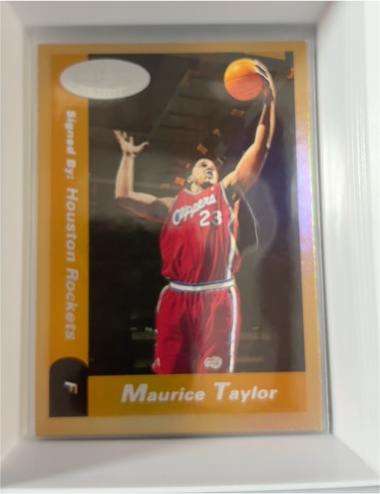 2000-01 Hoops Hot Prospects #43 Maurice Taylor — front
