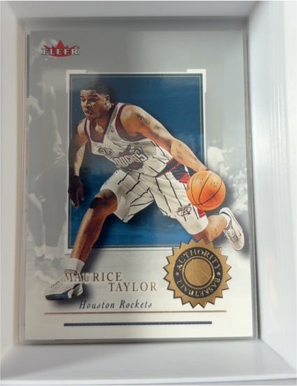 2001 Fleer Authority #36 Maurice Taylor — front