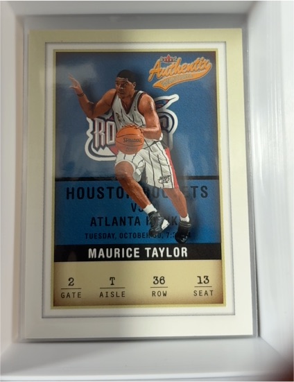2001-02 Fleer Authentix #36 Maurice Taylor — front