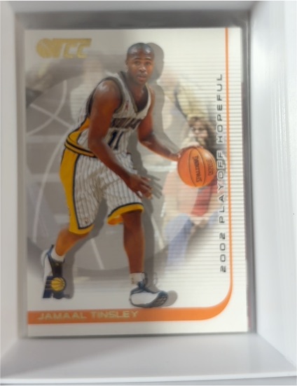 2002 Topps TCC #121 Jamaal Tinsley 2002 Playoff Hopeful — front