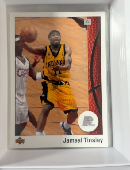 2002-03 Upper Deck Authentics #30 Jamaal Tinsley — front