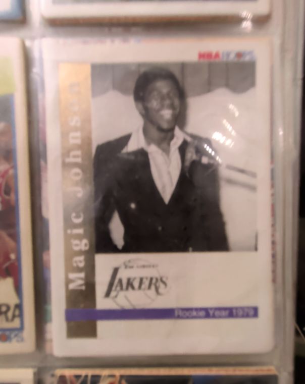 1992 Skybox Magic Johnson Rookie Year 1979 Retirement Year 1991 — front