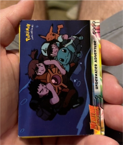 1999 Topps Pokémon #17 Mewtwo Underwater Adventure — front