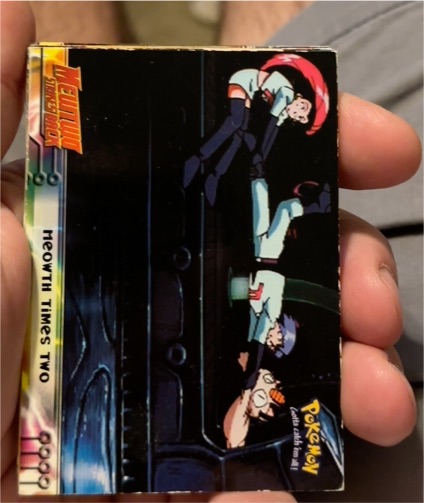 1999 Topps Pokemon the First Movie #23 Meowth Times Two — front