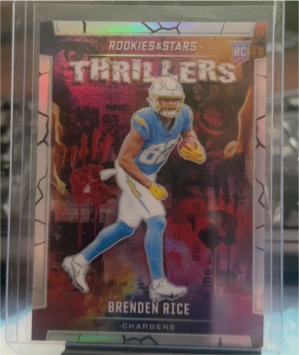2024 Panini Rookies & Stars #T-BRE Brenden Rice Thrillers Silver Prizm Rookie — front