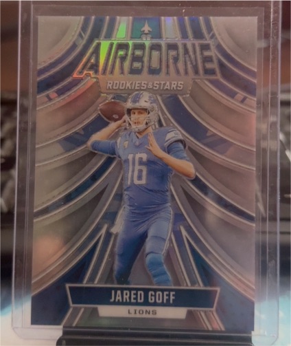 2024 Panini Rookies & Stars Airborne Silver Prizm #A-JGF Jared Goff — front