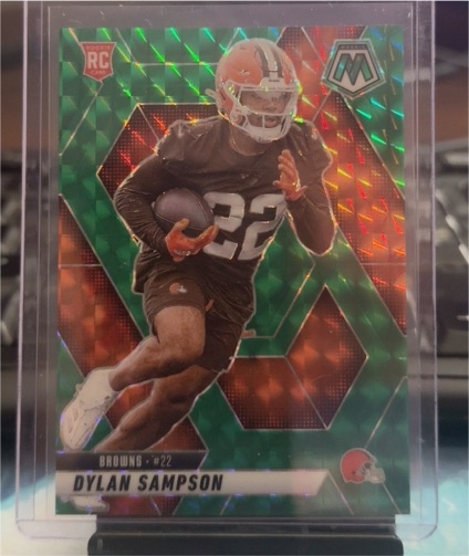 2025 Panini Mosaic #355 Dylan Sampson — front