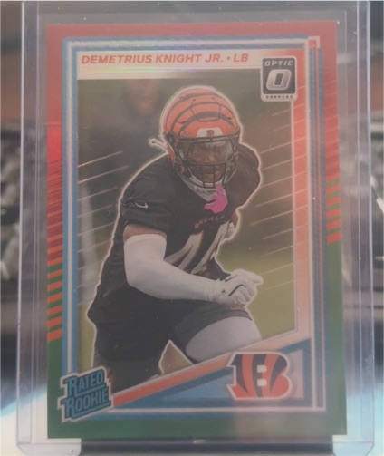 2025 Panini Donruss Optic #296 Demetrius Knight Jr. — front
