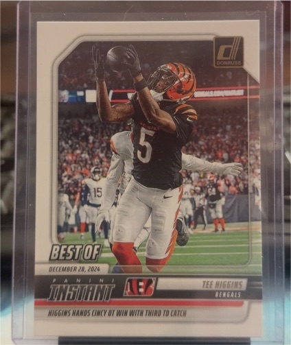 2025 Panini Donruss Best of Instant #INS-THS Tee Higgins — front