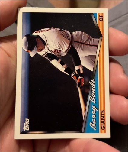 1994 Topps Pre-Production Sample #2 Barry Bonds — front