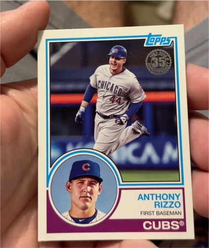 2018 Topps #83-54 Anthony Rizzo — front