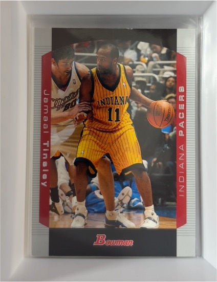 2004-05 Bowman #56 Jamaal Tinsley — front