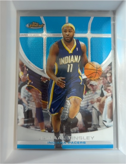 2005-06 Topps Finest #76 Jamaal Tinsley — front