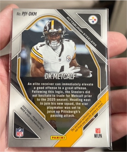 2025 Panini Prizm #PY-DKM DK Metcalf — front