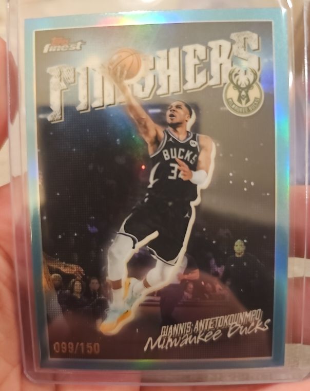 2025-26 Topps Finest #FI-3 Giannis Antetokounmpo Finishers — front