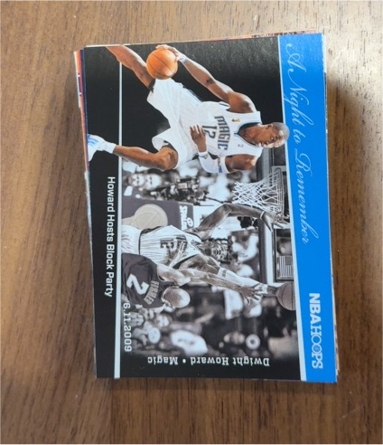 2009 Panini NBA Hoops A Night to Remember Dwight Howard — front