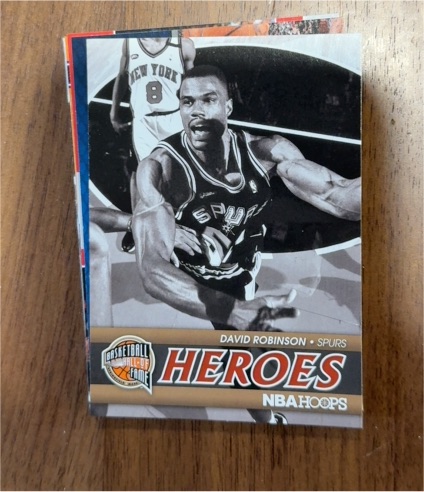 2011-12 Panini NBA Hoops Hall of Fame Heroes #14 David Robinson — front