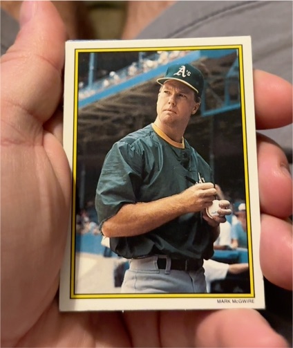 1989 Topps #41 Mark McGwire — front