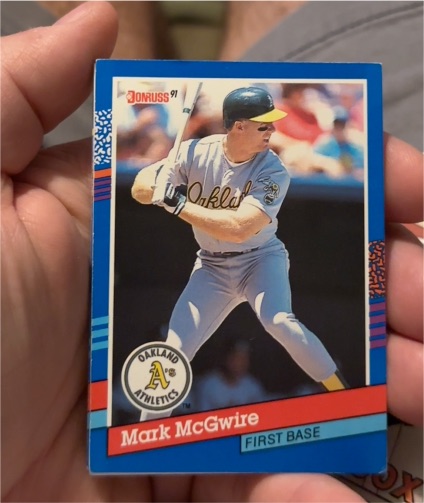 1991 Donruss #105 Mark McGwire — front