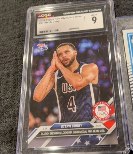 2024 Topps Now Olympic Games #27 Steph Curry — front