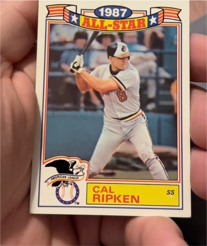 1988 Topps #5 Cal Ripken 1987 All-Star Game Commemorative Set — front