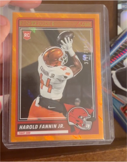 2025 Panini Score #4 Harold Fannin Jr. — front