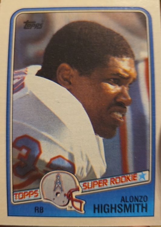 1988 Topps #105 Alonzo Highsmith — front