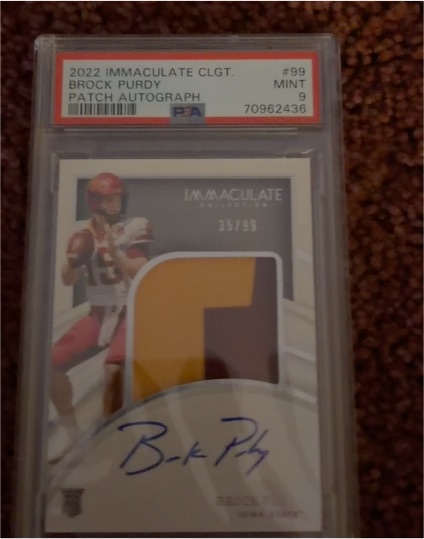 2022 Panini Immaculate Collegiate #99 Brock Purdy — front