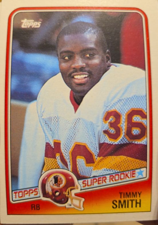 1988 Topps #11 Timmy Smith — front