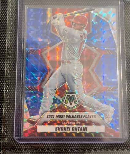 2022 Panini Mosaic #281 Shohei Ohtani 2021 Award Winners — front